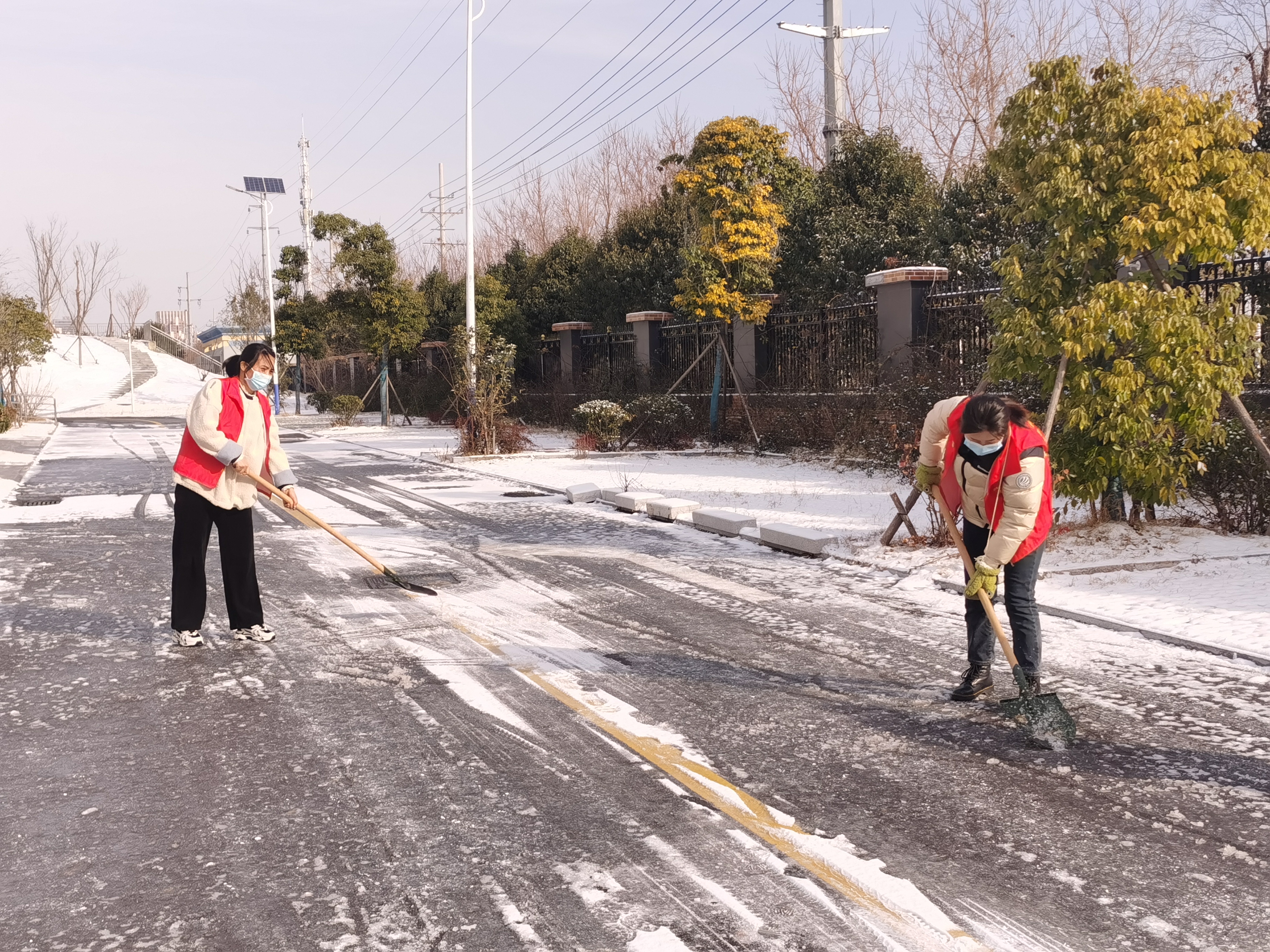 志愿零距离，清雪暖人心(图2)